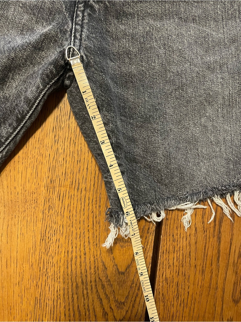 Levi's Black Washed 501 ’93 Denim Jean Shorts - Picture 7 of 8